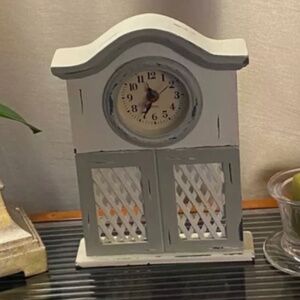 New!  Shabby chic ~country cottage clock